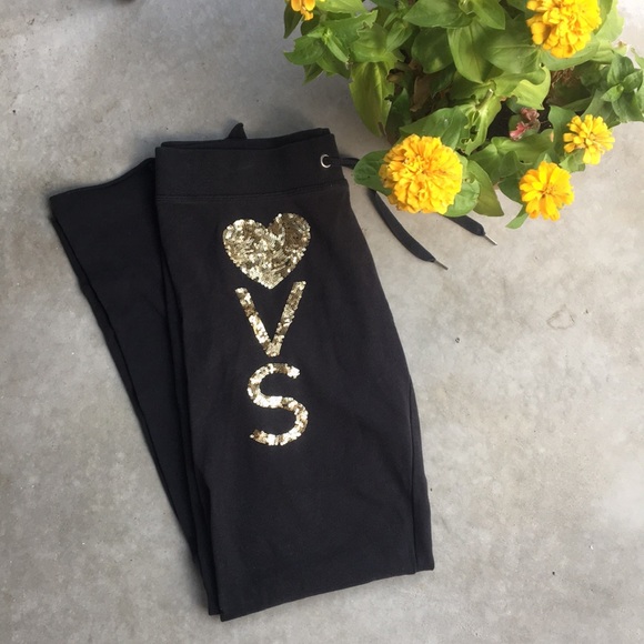 PINK Victoria's Secret Pants - Victoria’s Secret Gold Sequence Super Model Sweats